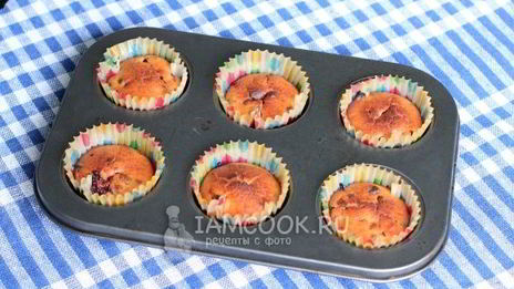 маффины с малиной