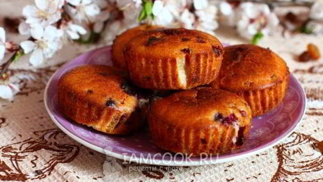 маффины с малиной