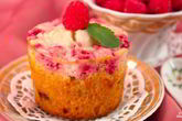 Маффины с малиновым кремом