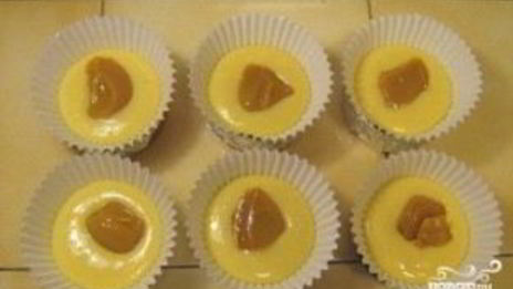 маффины с вареной сгущенкой