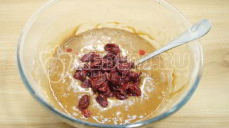 маффины с вишней и шоколадом