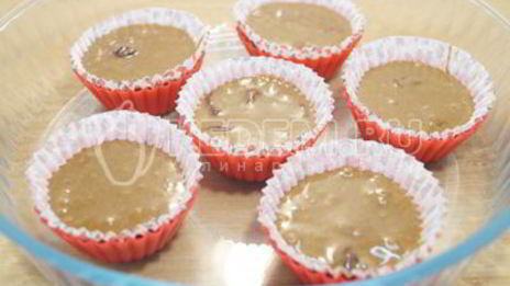 маффины с вишней и шоколадом