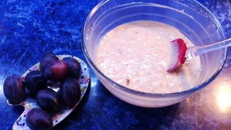 маффины со сливами