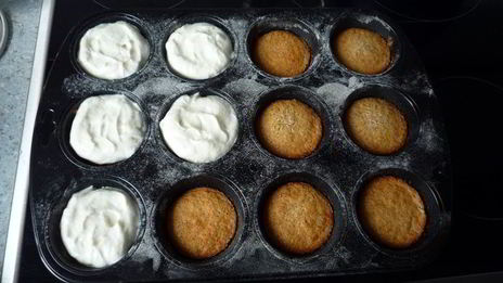 полезные фруктово-творожные маффины