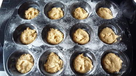 полезные фруктово-творожные маффины