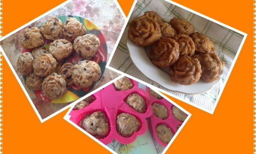 Рецепт постных морковных маффинов