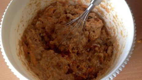 постные морковные маффины