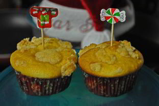 Праздничные Эгг-ног маффины