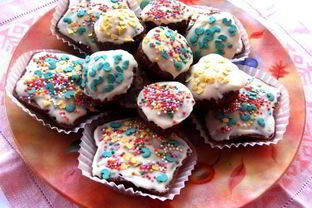 Шоколадно-ореховые маффины