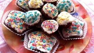 Шоколадно-ореховые маффины