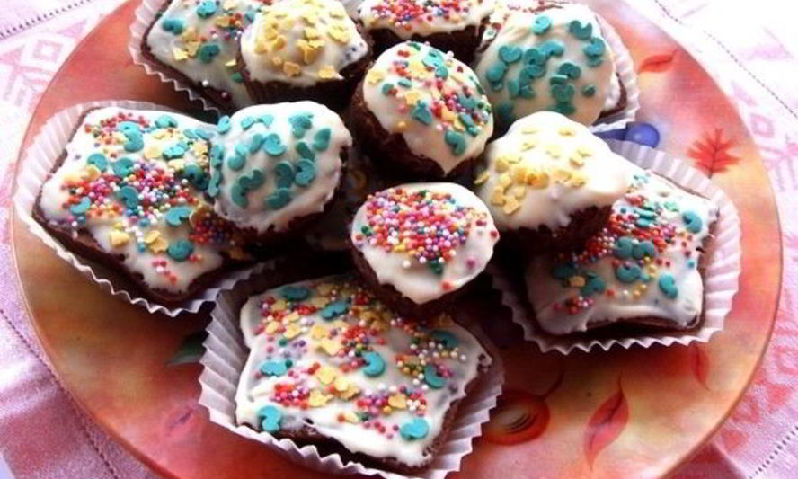 Рецепт шоколадна-ореховых маффины