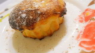 Творожные маффины с тыквой