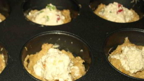 тыквенные маффины с творогом и корицей