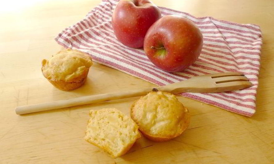 Рецепт яблочных маффинов с изюмом
