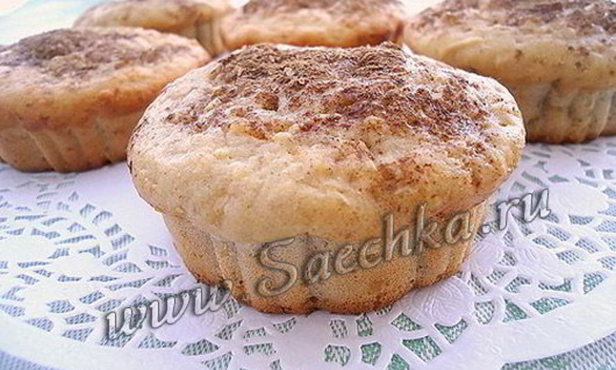 Рецепт яблочных маффинов с корицей