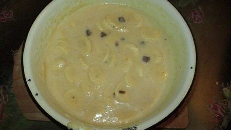 бананово-шоколадный манник