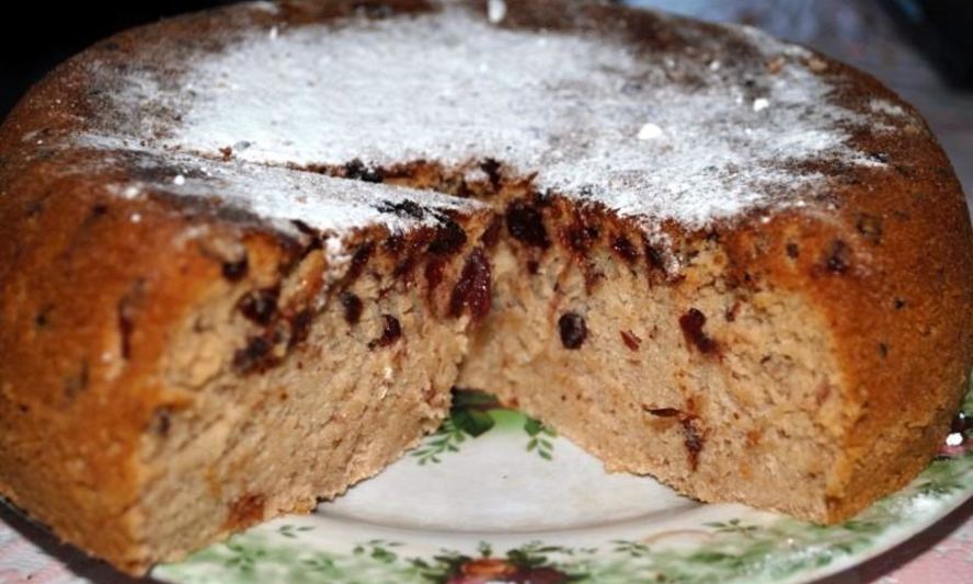 Рецепт быстрого пирога манник с вареньем