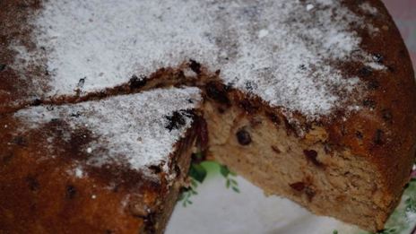 быстрый пирог манник с вареньем