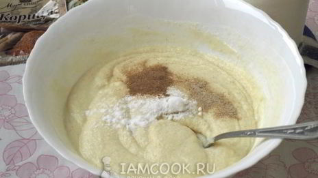 манник на кефире без яиц