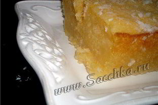 Манник на ряженке с тыквой