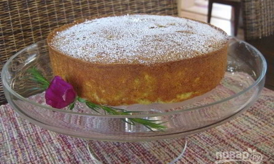 Рецепт манника с апельсином и орехами