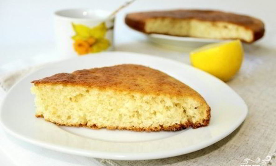 Рецепт манника с лимоном