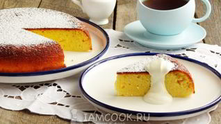 Манник с творогом в мультиварке