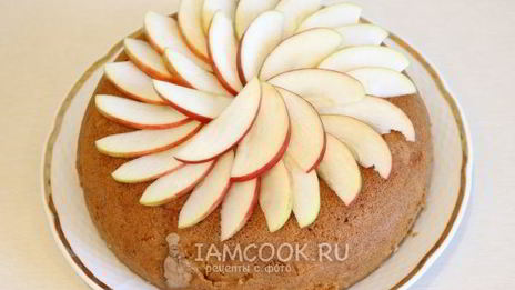 манник с яблоками в мультиварке