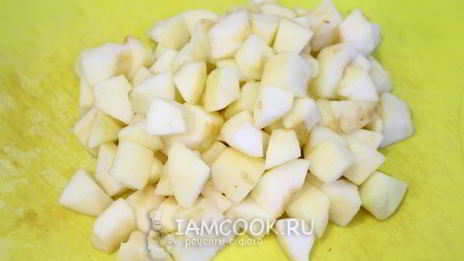 манник с яблоками в мультиварке