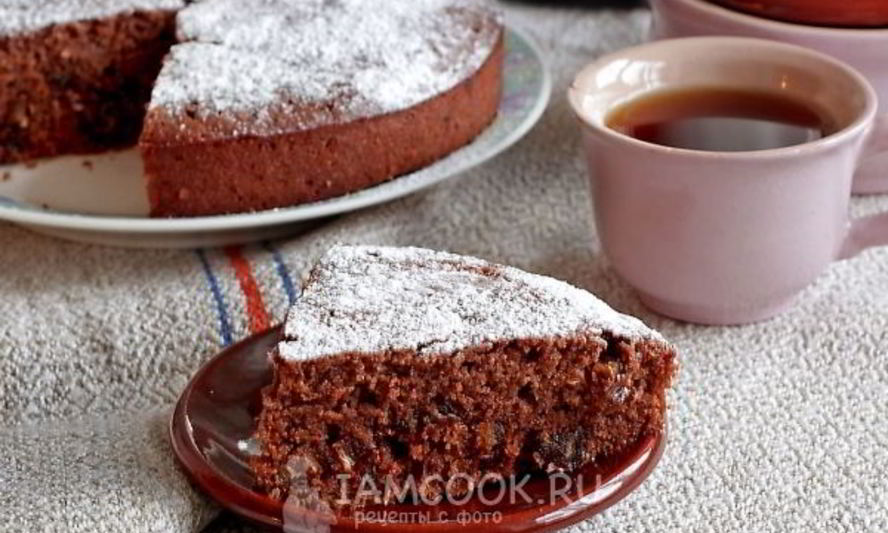 Рецепт манника шоколадного с финиками и миндалем