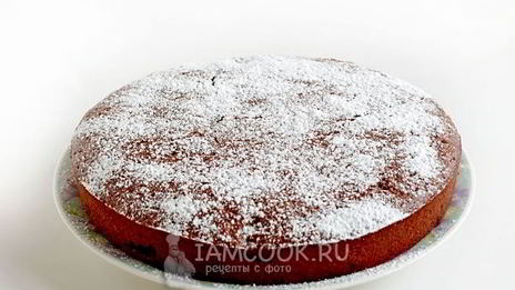 манник шоколадный с финиками и миндалем