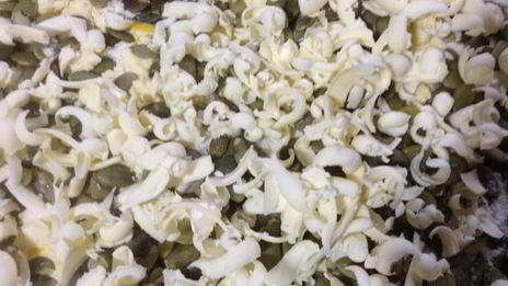 насыпной манник с тыквенной начинкой