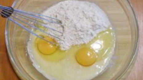 пирог манник на кефире