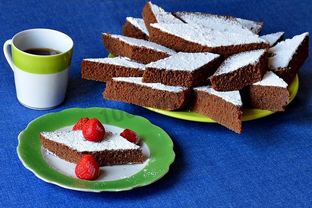 Шоколадный манник на кефире