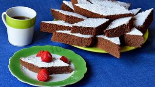 Шоколадный манник на кефире