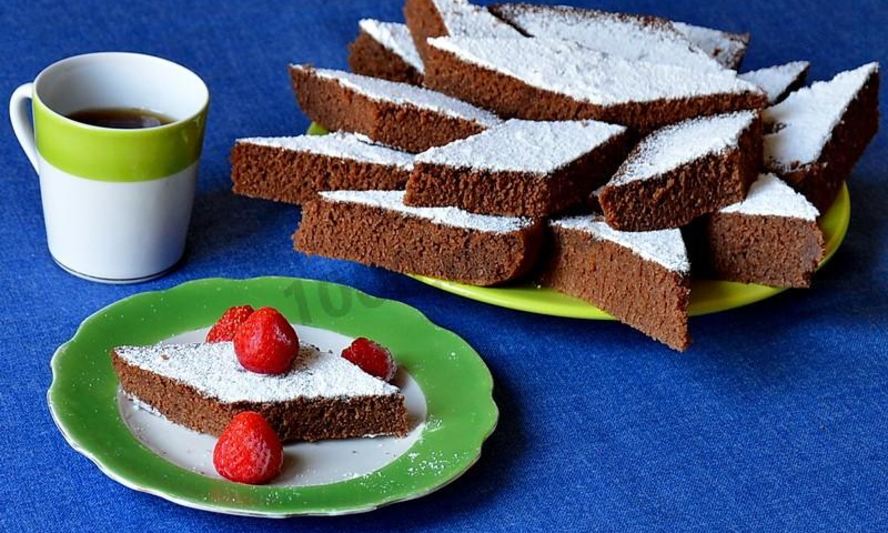 Рецепт шоколадного манника на кефире