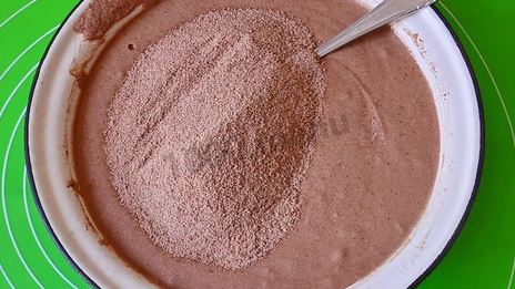 шоколадный манник на кефире