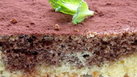 сливочно-шоколадный манник