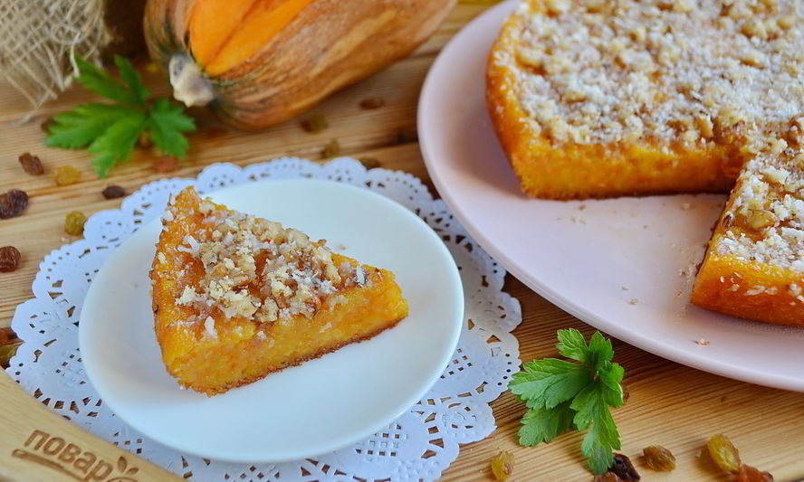 Рецепт тыквенного манника