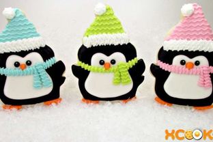 Новогодняя выпечка Пингвинята