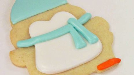 новогодняя выпечка пингвинята