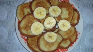 Банановые оладьи