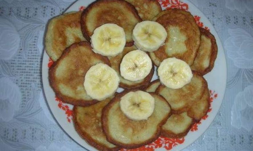 Рецепт банановых оладий