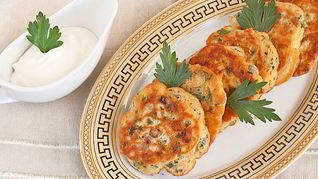 Гороховые оладьи