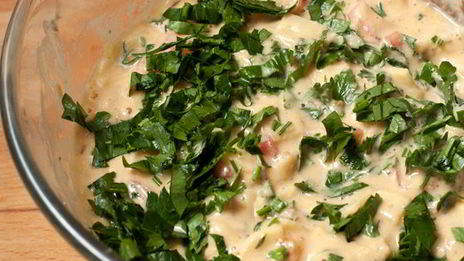 гороховые оладьи