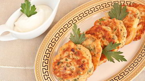 гороховые оладьи