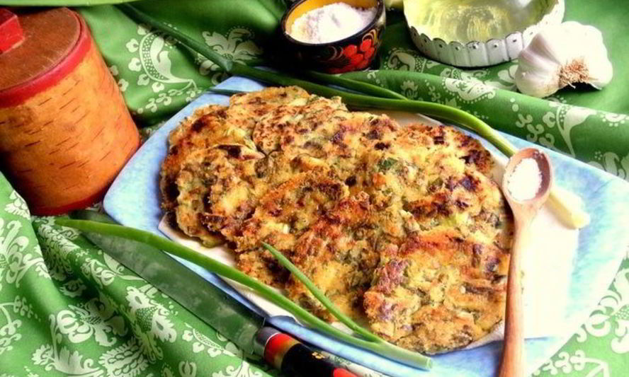 Рецепт картофельных оладий зеленых