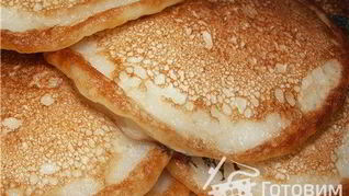 Кефирные оладушки без яиц