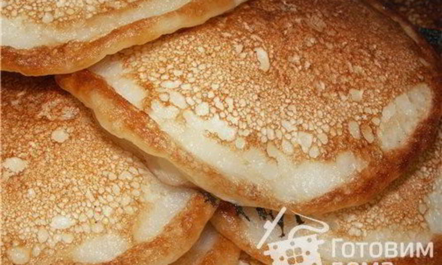 Рецепт кефирных оладушек без яиц