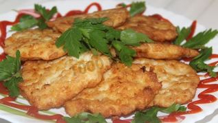 Куриные оладушки Солнышко